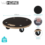 thumbnail of WellHome - Carrinho de transporte redondo Ø38cm com base antiderrapante preta