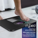 thumbnail of MyBeo Digitale Personenwaage Körperwaage - Badezimmer Waage im Slim Design - 6 mm Sicherheitsglas - großes LCD-Display, max. 150 kg