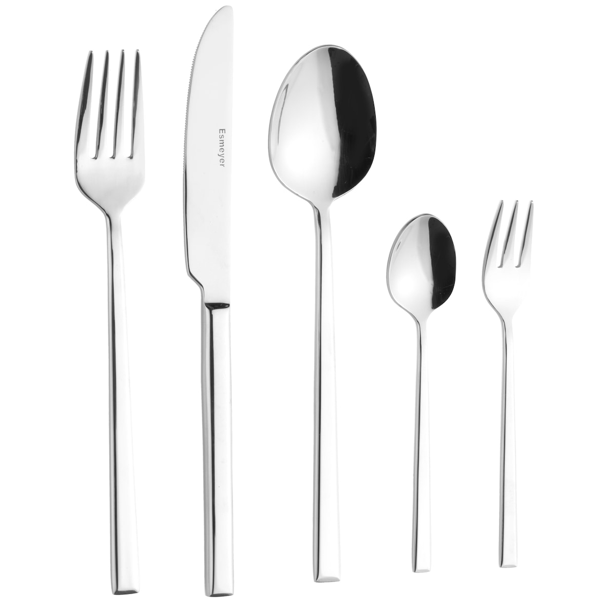 60-teiliges Besteckset /Sparset SOPHIE von ESMEYER, aus Edelstahl 18/10, poliert. Materialstärke: 2.8 / 2.4 mm.