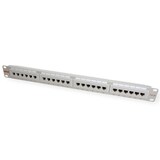 thumbnail of ROLINE Cat.5e (Class D), 19" patchpanel, 24 ports, UTP, grijs