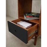 thumbnail of Retro Nachttisch aus Sheesham-Holz, 70 cm - Für Boxspringbetten, Vintage-Stil. 40x35x70 cm | Kadima Design