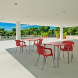 thumbnail of garbar ZURICH Mesa Cuadrada Interior, Exterior 70x70 Blanco