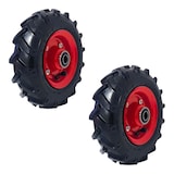 thumbnail of 2 ruedas para carretilla con cámara COSHANO  de goma, 8-2.5-4" eje de 200 x 60 mm, hasta 150 kg