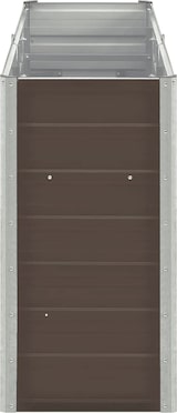 thumbnail of vidaXL Garten-Hochbeet Verzinkter Stahl 240×40×77 cm Braun