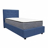 thumbnail of Letto contenitore singolo 80x190 cm con rete ortopedica a doghe, tessuto Enjoy, made in Italy - 57 Pacific