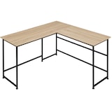 thumbnail of tectake Scrivania Melrose 140 x 130 x 76,5 cm - Industriale legno chiaro, rovere Sonoma - 404230