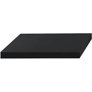 King Home Mensola Tamburata in MDF 60x25x5h cm Spessore 50 mm Wenge'