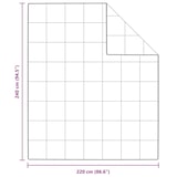 thumbnail of vidaXL Zomer Dekbed Wit 240 x 220 cm Veren