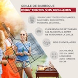 thumbnail of Grille de barbecue 35 x 25,5 x 54 cm Fackelmann BBQ Edition