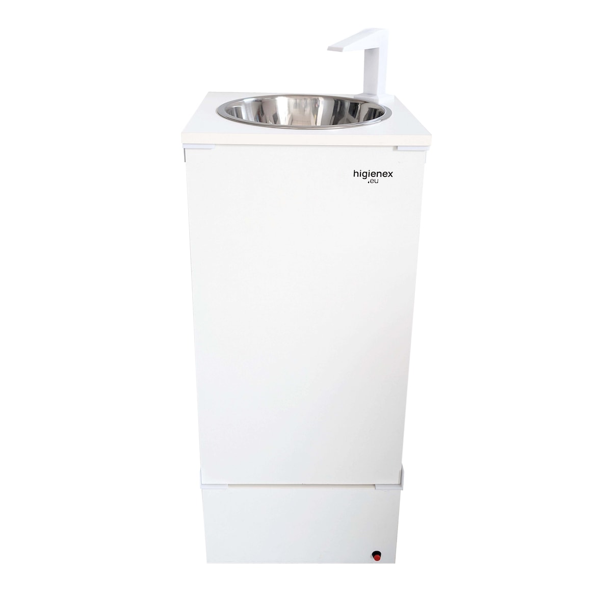 Lavatório autônomo portátil Higienex melamina. Elétrico. Torneira branca