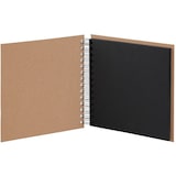 thumbnail of Fotoalbum Whire-O 60 Seiten 180x180mm kraft/schwarz