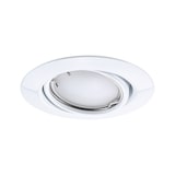 thumbnail of Paulmann Spot encastré LED Smart Home Zigbee 3.0 Base Coin Kit de base orientable  rond 90mm 20°  3x4,9W 3x430lm 230V gradable 3000K Blanc 92463
