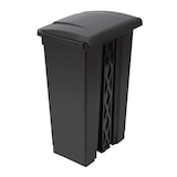 thumbnail of Cubo de basura con pedal para cocina Jantex, color negro, 87 l