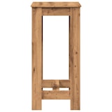 thumbnail of Table de bar chêne artisanal 51x50x103,5 cm bois d'ingénierie Modèle Boréal Pure Pro