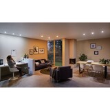 thumbnail of Paulmann LED Einbauleuchte Smart Home Zigbee Nova Plus Coin  schwenkbar  rund 84mm 50° 6W 470lm 230V dimmb Tunable White Eisen gebürstet 92961