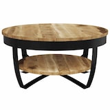 thumbnail of Table basse Bois massif de manguier brut 65x32 cm Modèle Atlas Office Stella