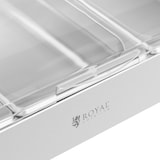 thumbnail of Royal Catering Buffetvitrine - 3 x 2,6 L -  - 535 x 335 x 250 mm
