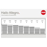 thumbnail of Hailo Abfallsammler 3301621 Allegro 270 Einsatz 2x 6.5 + 14 Liter Dunkelgrau