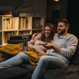 thumbnail of Relaxdays Weinflasche Glas, XL Weinglas mit Spruch, Fun Geschenk für Weinliebhaber, Weinflaschenglas 750 ml, transparent