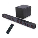 thumbnail of Barre De Son Bluetooth 40W Audio 3D Subwoofer Télécommande Optique Coaxial Tf Gris YONIS