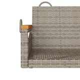 thumbnail of vidaXL Hängesessel Grau 63x62x40 cm Poly Rattan