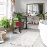 thumbnail of Relaxdays Handtuchständer, 3 Stangen, Stahl, H x B x T: 82,5 x 46 x 21 cm, stehender Duschtuchhalter fürs Bad, schwarz