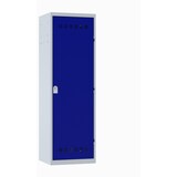 thumbnail of Vinco - Vestiaire monobloc police 1 colonne h190,2 x l60 gris/bleu