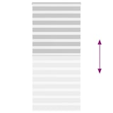 thumbnail of vidaXL Doppelrollo Hellgrau 105x230 cm Stoffbreite 100,9 cm Polyester