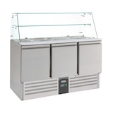 thumbnail of Saladette réfrigéree avec verre 3 portes - Combisteel