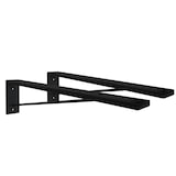 thumbnail of Lot de 2 équerres de fixation invisible pour plan de travail