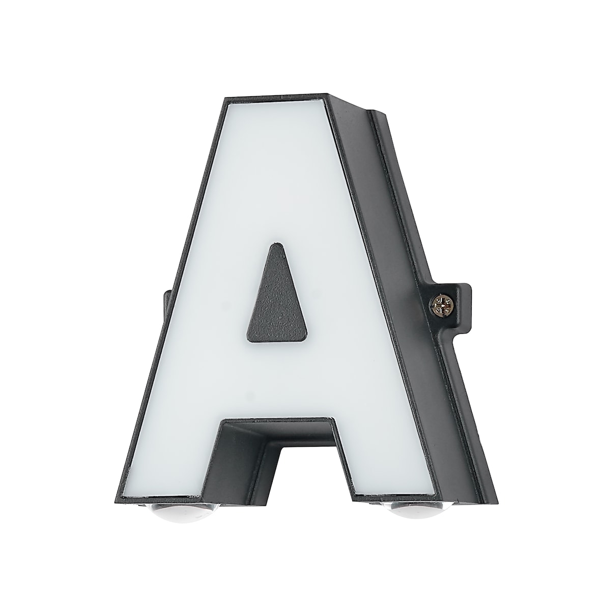 Letra A, Letra Aplique 220V Aluminio para Rótulos 13*5.5cm