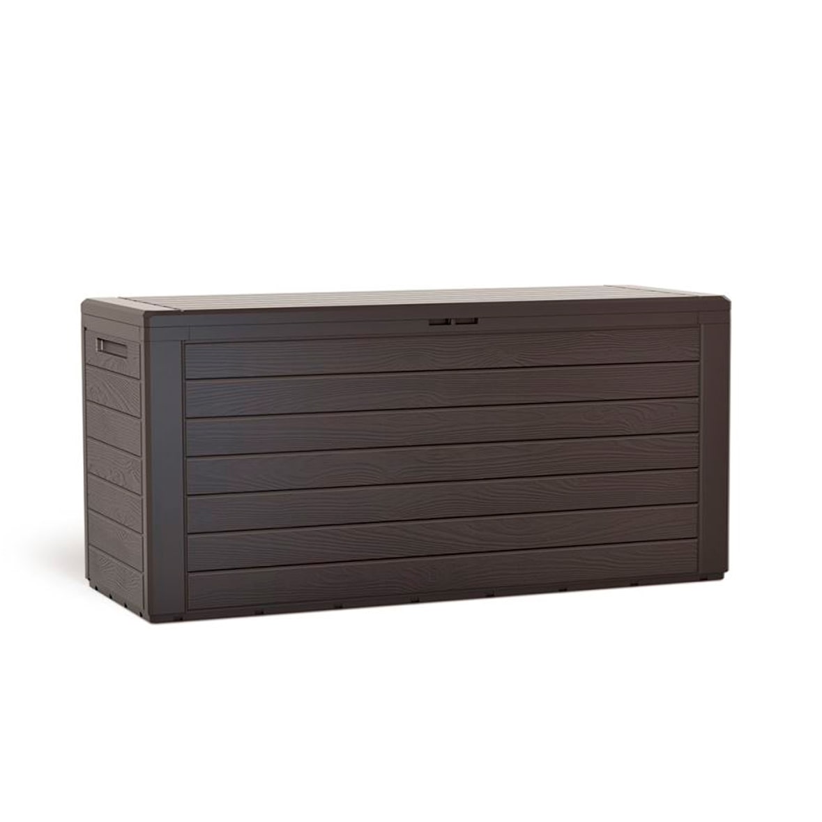 Prosperplast - Baul de jardin 280 litros Boardebox de plastico en color ocre oscuro 116 x 43,8 x 55 cm