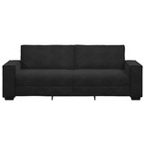 thumbnail of vidaXL 3-Sitzer-Sofa Schwarz 220x78x84 cm Samt