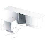 thumbnail of homeX GSEV6014AE Geschirrspüler vollintegriert | Einbauspülmaschine | 60 cm | 14 Gedecke | 5 Programme | Aquastop