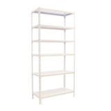 thumbnail of SimonRack Metallregal, 2500x1200x400 mm, 6 Ebenen, Metallboden, 200 kg Biegepunkt, Weiss - Simonclick