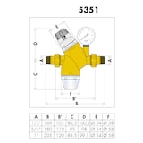 thumbnail of Wasserdruckminderer 3/4 Zoll DN20 Druckminderer für Hausanschluss