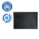 thumbnail of Leitz Envelope para documentos Recycle com fecho de botão. PP. DIN A4, preto. Embalagem de 1