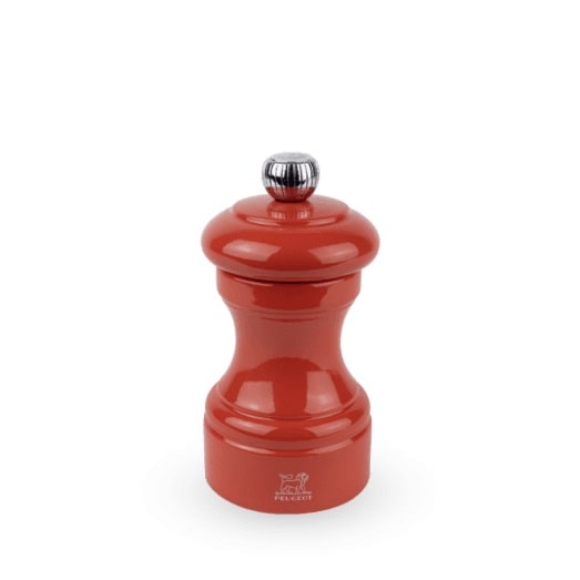 PEUGEOT Pfeffermühle BISTRO 10cm Terracotta Buchenholz Lackiert Stahlmahlwerk
