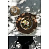 thumbnail of Bazar Bizar Placemat van raffia en schelpen 40x40 cm naturel bruin