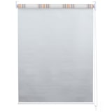 thumbnail of Rollo HWC-D52, Fensterrollo Seitenzugrollo Jalousie, 50x160cm Sonnenschutz Verdunkelung blickdicht ~ grau/braun/orange