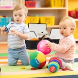 thumbnail of Relaxdays Aufbewahrungskorb 3er Set, mit Deckel & Stoffeinsatz, Bambus, Bad, Spielzeug, Aufbewahrungsbox, 3 Größen, grau