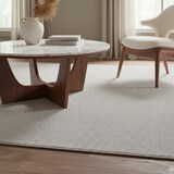 thumbnail of Teppich Schlafzimmer Unifarben Pflegeleicht Waschbar Strapazierfähig Wohnzimmer Esszimmer Läufer Silber 80x250 cm – CIMA von Kadima Design