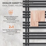 thumbnail of ECD Germany Elektrischer Badheizkörper Iron EM 500x1600 mm Anthrazit | 900W Designheizkörper Paneelheizkörper