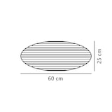 thumbnail of Abat-jour luminaire VILLO 60 Papier Jaune H. 24  -Intérieur