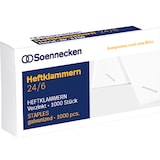 thumbnail of Soennecken 3151 Heftklammern 24/6 verzinkt 1.000 St./Pack.