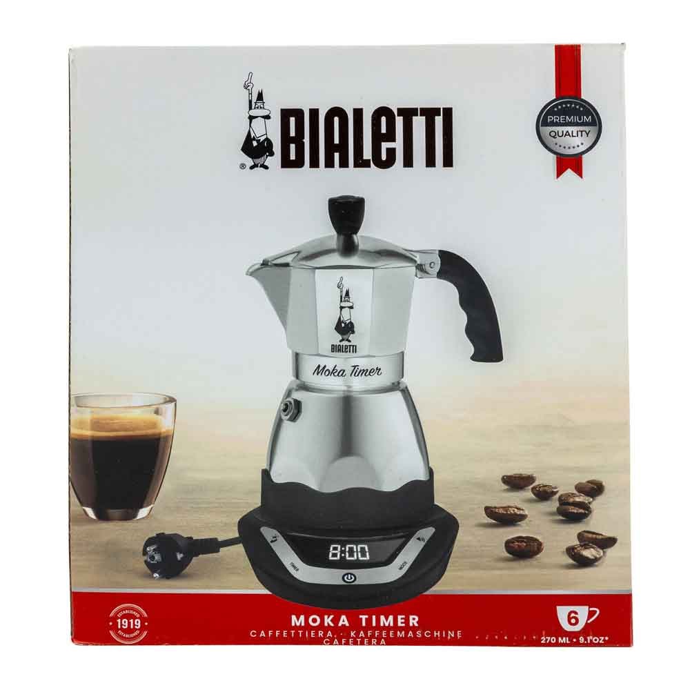 Bialetti Moka Timer Cafetera espresso eléctrica totalmente automática