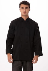 thumbnail of Chef Works® Kochjacke CALGARY Cool Vent™, Knöpfe, Schwarz, Größe L