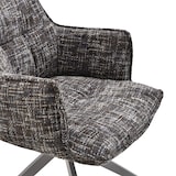 thumbnail of Esszimmerstuhl / Drehstuhl Tavaro Stoff grau hjh LIVING