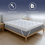 thumbnail of Topper Letto Singolo 80x190 con ovatta 1000 g/m², extra comfort e camera d’aria traspirante