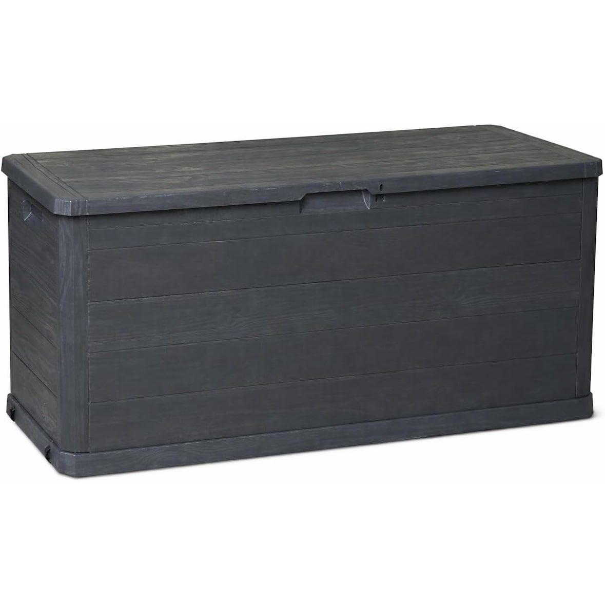Kissenbox 280 Liter – Wetterfeste Aufbewahrungsbox für Gartenkissen & Gartenzubehör – Grau